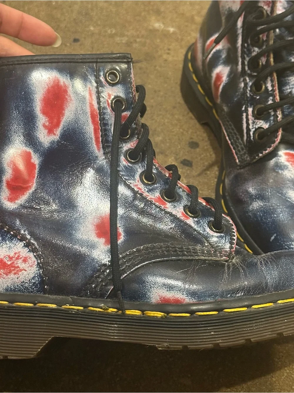 Dr. Martens Original Leather Lace-Up Boots - Picture 9 of 12